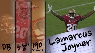 Official Highlights  Florida State CB Lamarcus Joyner [upl. by Llednahs]