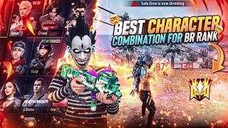 BRranked best skill combination 2023  Best character combination in free fire [upl. by Treat]