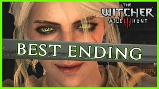 Witcher 3 ► THE BEST ENDING  Ciri Becomes a Witcher Triss Romance [upl. by Sakovich888]