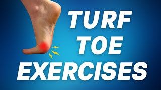 Turf Toe Exercises  Big Toe Sprain Exercises  StepbyStep Rehabilitation [upl. by Airdnahc293]