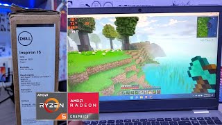 Minecraft en el Ryzen 5 3450u AMD Radeon Vega 8  Dell Inspiron 15 3505 [upl. by Levinson]