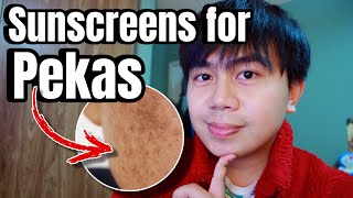 Paano MATANGGAL ang PEKAS  Sunscreens for MELASMAPEKAS Filipino  Vlog [upl. by Ettena692]