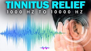 TINNITUS RELIEF Can You HEAR the Difference at 1000 to 10000 Hz [upl. by Rhodes]