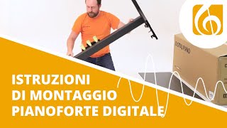 Istruzioni per il montaggio del Pianoforte digitale DP50 [upl. by Alvar]