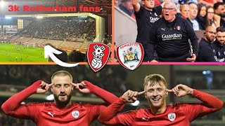 BARNSLEY SECURE ALL 3 POINTS IN SOUTH YORKSHIRE DERBY Barnsley vs Rotherham [upl. by Hooper]