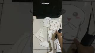 Styrofoam cut Pentol  potong styrofoam part 4 satisfying foam styrofoam fyp [upl. by Syck756]