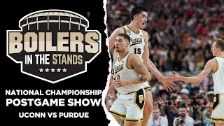 UConn Huskies vs Purdue Boilermakers  National Championship  Boilers In The Stands Postgame Show [upl. by Loralie]