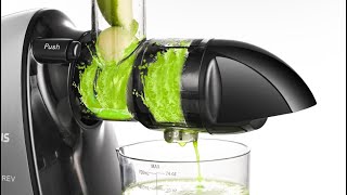 Slow Masticating JuicerBrecious Cold Press Juicer with 2 Speed Modes amp Quiet Motor Review [upl. by Ettedanreb]