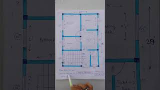 2028 house plan  20x28 ghar ka naksha  560sqft makan a naksha house map shortvideo viralshort [upl. by Corina]