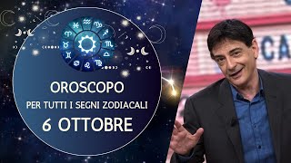 OROSCOPO DI PAOLO FOX  6 Ottobre 2024 Previsioni per Tutti i 12 Segni [upl. by Eciryt]