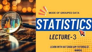 Mode of Grouped Data Introduction Statistics class10 board exams preparation [upl. by Anairdna62]