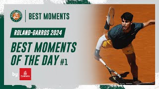 Best moments of the day 1  RolandGarros 2024 [upl. by Ylaek757]