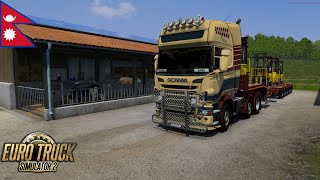 MILAN TO ZURICH II FORKLIFT DELIVERY II SCANIA II EURO TRUCK SIMULATOR 2 II EP12 [upl. by Rainah307]