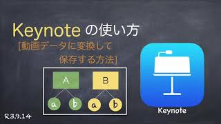 Keynoteの使い方 ～動画データに変換して保存する方法～ [upl. by Dyson]