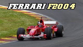 Ferrari F2004  screaming V10 flatout at Spa [upl. by Lassiter]