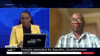 Permits extended for Basotho Zimbabweans Dr Vusumuzi Sibanda [upl. by Ysus]