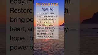 Prayer for Healing 🙏 jesus healing shorts [upl. by Deeas953]