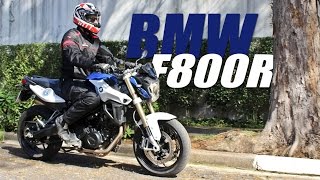 BMW F800 R  Teste MOTOcombr [upl. by Marasco]