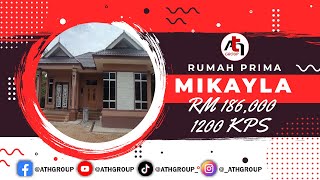 RUMAH PRIMA DESIGN MIKAYLA BERKELUASAN 1200KPS BERHARGA RM186000 SAHAJA DI PASIR PUTEH KELANTAN [upl. by Aciretal21]