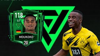 MOUKOKO REVIEW FOUNDERS EVENTFIFA MOBILE 23 [upl. by Nnalyrehs]