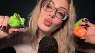 ASMR soft kisses and clay cracking for SLEEP 🖤 [upl. by Asselim689]