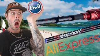 jai ACHETÉ UNE CANNE A PÊCHE sur ALIEXPRESS ⚠️ full carbone cest incroyable 😱 [upl. by Lahpos]