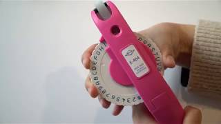 How to use MOTEX E404 Embossing label maker [upl. by Rior223]