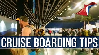 Carnival Boarding Process And Advice  Cruise Tips [upl. by Allistir]