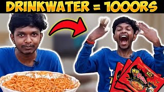 Eating Hottest Noodles Challenge Gone Wrong🔥 [upl. by Zil]