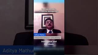 Aditya Mathur  The Future of AI in Corporate Management [upl. by Terina559]