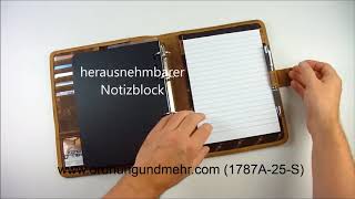 Greenburry Terminplaner A5 Leder Vintage antik braun 1787A25S [upl. by Rothberg]