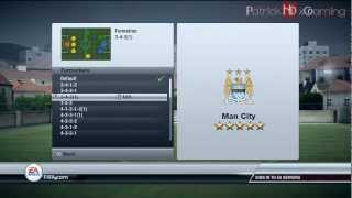 Fifa 12  How to play with Manchester City  by PatrickHDxGaming  HD [upl. by Romona416]