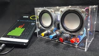 Build a Amplifier Two Channel Speaker Audio with DIY KIT [upl. by Lechar981]