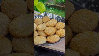 Quick amp Easy Coconut Cookies  පොල් බිස්කට් 😋 viralvideo cookies biscuit [upl. by Halverson923]