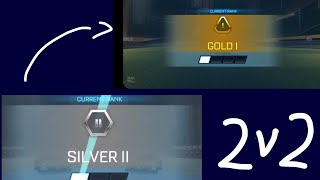 rocket league sideswipe 2v2 rank Road to gold روكيت ليق توز رانك معا صاحبي مستر فووول كراني تكرية [upl. by Tnaryb]