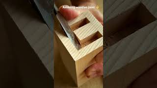 How to install Amazing wooden square jointe shorts woodworking drywood trend trending [upl. by Neila]