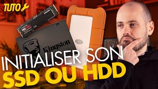 TUTO Comment initialiser son DISQUE DUR [upl. by Hutner]