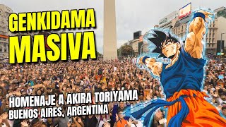 Genkidama Masiva Homenaje a Akira Toriyama en Buenos Aires Argentina [upl. by Buote]