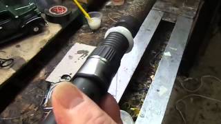 How to install a reel seat on a fishing rod video [upl. by Soinski]