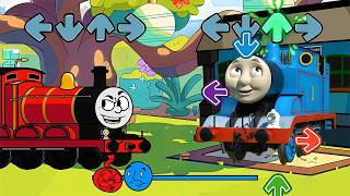 FNF OLD Sodor Funkin VS 3D Thomas Can Can  Friday Night Funkin [upl. by Brahear]