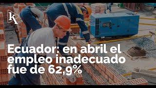 El empleo inadecuado aumentó 23 puntos porcentuales [upl. by Ydnor19]