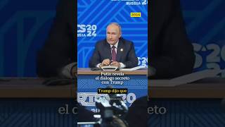 Putin comenta las declaraciones de Trump sobre atacar Moscúrusia putin trump donaldtrump moscú [upl. by Kirre]