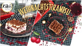 Tiramisu Weihnachtsedition Lebkuchentiramisu mit Kirschen und Spekulatiuscreme [upl. by Silberman]