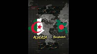 Bangladesh vs Algeria comparision geography compare edit shorts short country [upl. by Vassaux]