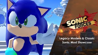 Sonic Forces PC  Legacy Modern amp Classic Sonic Mod Showcase [upl. by Karissa]