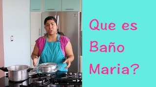 Cómo cocinar a baño Maria  Que es baño Maria  La receta de la abuelita [upl. by Ahcrop]