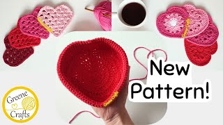 How to Transition from the Baskets Bottom to The Sides  Basket for Heart Coasters by Greene Crafts [upl. by Labannah841]