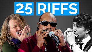 25 Iconic Harmonica Riffs [upl. by Chandal]