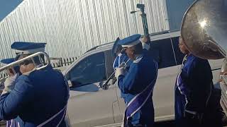 St J Mabopane band collecting the body of late Presiding Jeff Gely Sons [upl. by Andi]