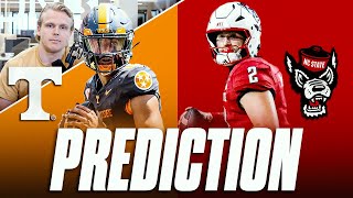 Tennessee Vols vs NC State Wolfpack PREDICTION amp Preview  Nico Iamaleava Test Vs Dave Doeren [upl. by Selfridge]